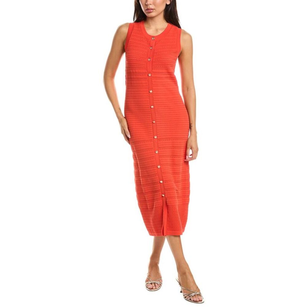 Elie Tahari Womens  The Alessandra Dress, Orange